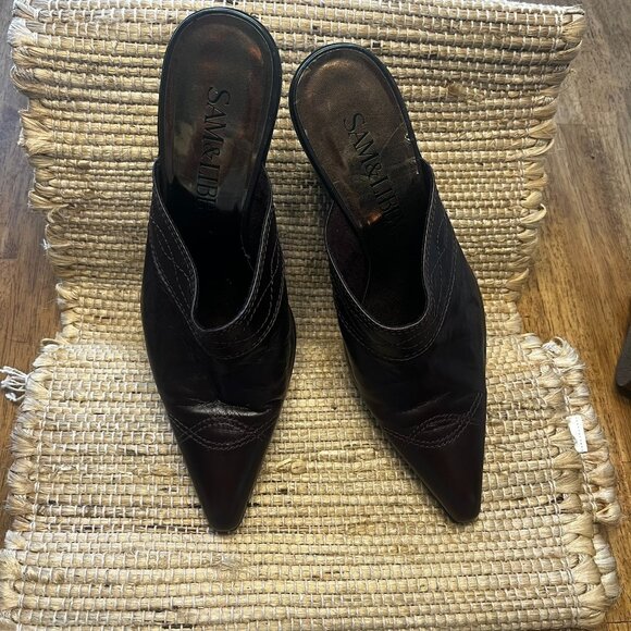 Sam & Libby Western Mules Size 11 - Perfect Condition - Picture 1 of 4